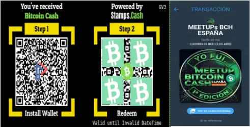 CONSEGUIMOS INCLUIR NFT en STAMP.CASH